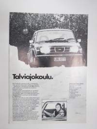 Saab - Talviajokoulu - Tapio Rainio -myyntiesite / sales brochure