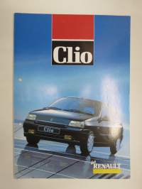 Renault Clio - Vuoden Auto 1991 -myyntiesite / sales brochure