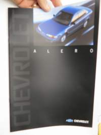 Chevrolet Alero -myyntiesite, suomenkielinen / sales brochure, in finnish