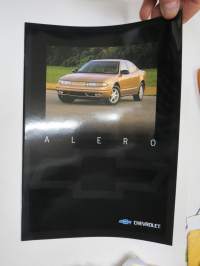 Chevrolet Alero -myyntiesite, suomenkielinen / sales brochure, in finnish