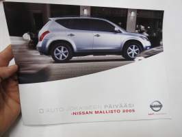 Nissan mallisto 2005 -myyntiesite / sales brochure