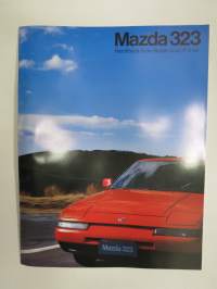 Mazda 323 Hatchback 3-ov. / Sedan, 4-ov. / Farmari 5 ov. 1992 -myyntiesite / sales brochure