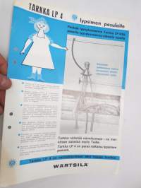 Wärtsilä Tarkka LP 4 lypsimen pesulaite -myyntiesite / sales brochure