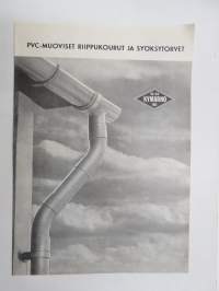 PVC-muoviset riippukourut ja syöksytorvet - Kymarno Oy -myyntiesite / sales brochure