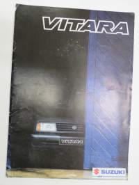 Suzuki Vitara -myyntiesite / sales brochure, in finnish