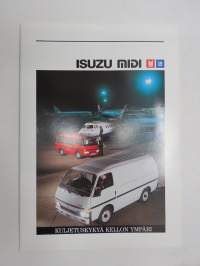 Isuzu Midi -myyntiesite / sales brochure, in finnish