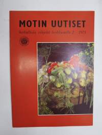 Motin uutiset 1975 nr 2 - herkullisia vihjeitä herkkusuille -Ravintola Motti asiakaslehti / restaurant customer magazine