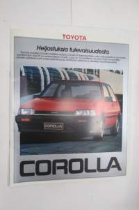 Toyota Corolla 198? -myyntiesite / sales brochure