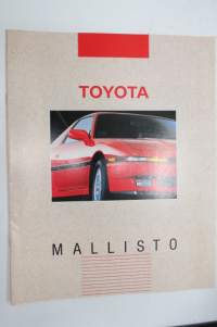 Toyota Mallisto 1987? -myyntiesite / sales brochure