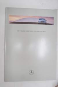 Mercedes-Benz - Die E-Klasse Limousinen 1997 -myyntiesite / sales brochure