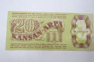 Kansan-arpa - Folk-Lott, arvonta 19.5.1941, nr 163541 -lottery ticket