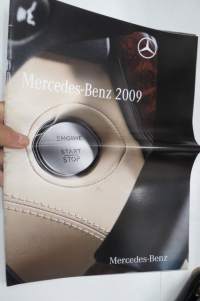 Mercedes-Benz 2009 mallisto -myyntiesite / sales brochure