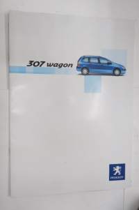 Peugeot 307 Wagon 2003 -myyntiesite / sales brochure