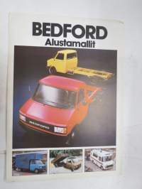 Bedford alustamallit -myyntiesite / sales brochure