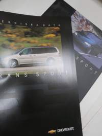 Chevrolet Trans Sport -myyntiesite / sales brochure