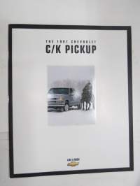 Chevrolet C/K Pickup 1997 -myyntiesite / sales brochure