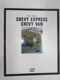 Chevrolet Chevy Express Van 1997 -myyntiesite / sales brochure