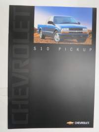 Chevrolet S-10 Pickup -myyntiesite / sales brochure