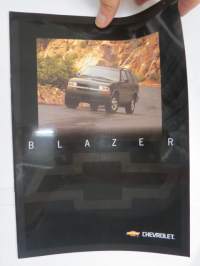 Chevrolet Blazer -myyntiesite / sales brochure