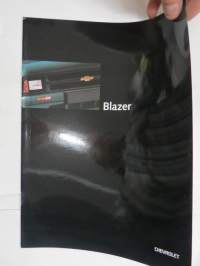Chevrolet Blazer -myyntiesite / sales brochure