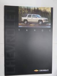 Chevrolet Tahoe -myyntiesite / sales brochure