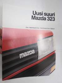 Mazda 323 3-ov. Hatchback / 5-ov. Hatchback / 4-ov. Saloon 1986 -myyntiesite / sales brochure