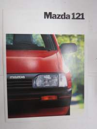 Mazda 121 1988 -myyntiesite, ruotsinkielinen / sales brochure