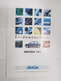 Mazda 121 lisävarusteet -myyntiesite / sales brochure