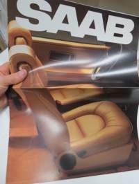 Saab 900 / 900c, 900i, 900 Turbo, Cabriolet, 900 Turbo 16 Aero, 9000i  16, 9000 Turbo 16 1988 -myyntiesite, tabloid-koko / sales brochure