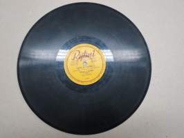 Rytmi R 6215 Tamara ja Justeeri sekä Rytmi-orkesteri Uutta ja Vanhaa 3 / Uutta ja vanhaa 4 - savikiekkoäänilevy / 78 rpm record