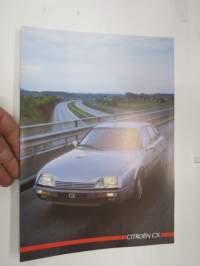 Citroën CX 1986 -myyntiesite / sales brochure