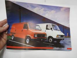 Citroën C25-C35 1986 -myyntiesite / sales brochure