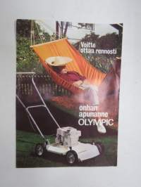 Olympic Popular, De Luxe, Presicent, Ponny ruohonleikkuri -myyntiesite / sales brochure