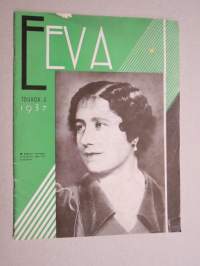 Eeva 1937 nr 5 kansikuva Englannin kuningatar Elisabeth, Ruhtnaalliset 300 markan kuukausitulot, Voiko Säveliä nähdä?, Suomalaisen laulun eksoottinen ilmestys, ym.
