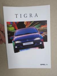Opel Tigra 1996 -myyntiesite / sales brochure