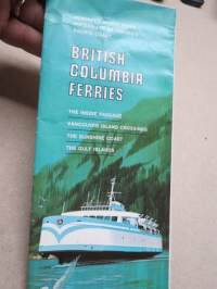British Columbia Ferries - The Inside Passage / Vancouver Island / The Sunshine Coast / The Gulf Islands -esite / brochure