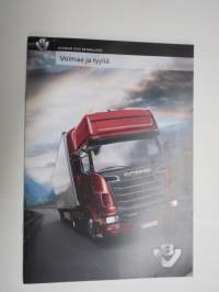 Scania - V8 mallisto - Voimaa ja tyyliä -myyntiesite / sales brochure