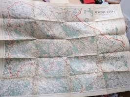 Kuopion lääni 1924 -kartta