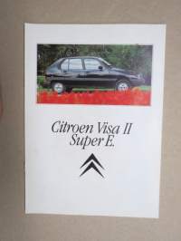 Citroën Visa II Super E. 1982 / 1983 -myyntiesite / sales brochure