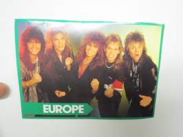 Europe -lehtikilpailun (Suosikki) vastauskortti