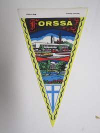 Forssa -matkailuviiri / souvenier pennant