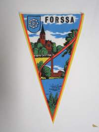 Forssa -matkailuviiri / souvenier pennant