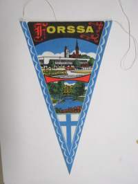 Forssa -matkailuviiri / souvenier pennant