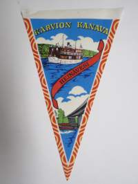 Heinävesi - Karvio - Kanava -matkailuviiri / souvenier pennant