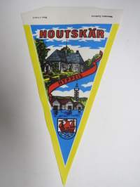 Houtskär (Houtskari) - Hyppeis -matkailuviiri / souvenier pennant