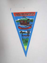 Koskenpää - Tynnyrisaunat (Jämsä) -matkailuviiri / souvenier pennant