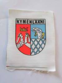 Kymenlääni -kangasmerkki, matkailumerkki, leikkaamaton