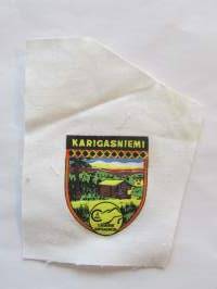 Karigasniemi -kangasmerkki, matkailumerkki, leikkaamaton