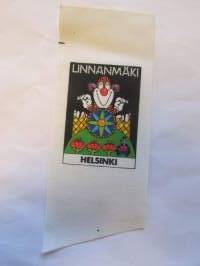 Linnanmäki - Helsinki -kangasmerkki, matkailumerkki, leikkaamaton