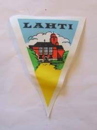Lahti -kangasmerkki, matkailumerkki, leikkaamaton